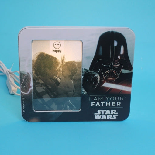 Luminária Porta Retrato 10x15cm Star Wars I Am Your Father
