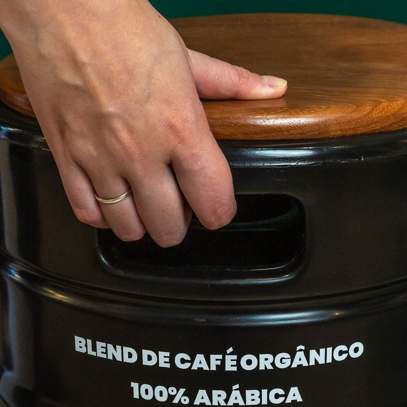 Banco Barril de Café Coffee Time