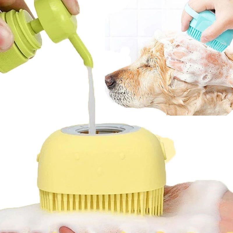 Escova de Banho para Pets em Silicone